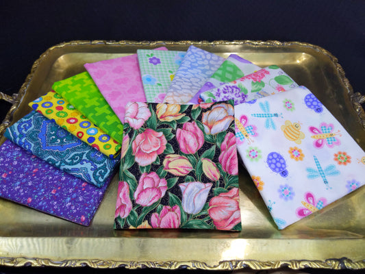 Fat Quarter Bundle 11pcs - Golden Threads